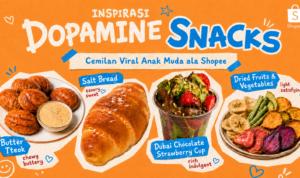 KV ‘Dopamine Snacks’ Lagi Nge-Tren! Ini Inspirasi Cemilan Viral yang Bisa Dinikmati bersama Shopee